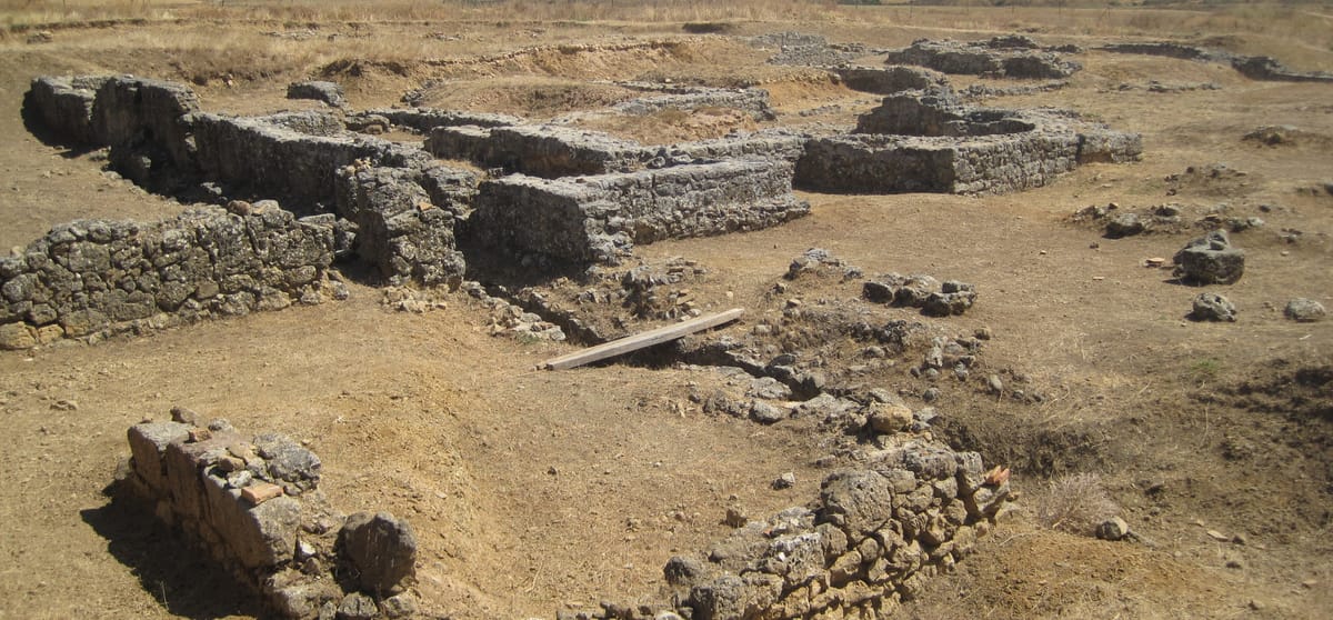 Termas de la ciudad astur-romana de Lancia, en Villasabariego (León)
